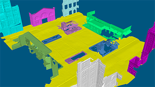 Point cloud to mesh